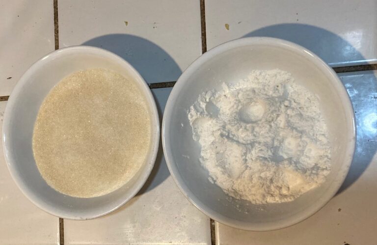 Powder Sugar in a Bowl