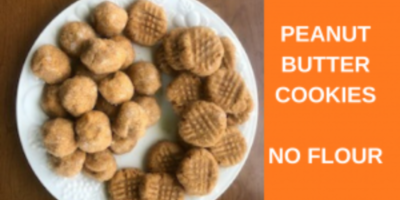 Simple Peanut Butter Cookies – No Flour