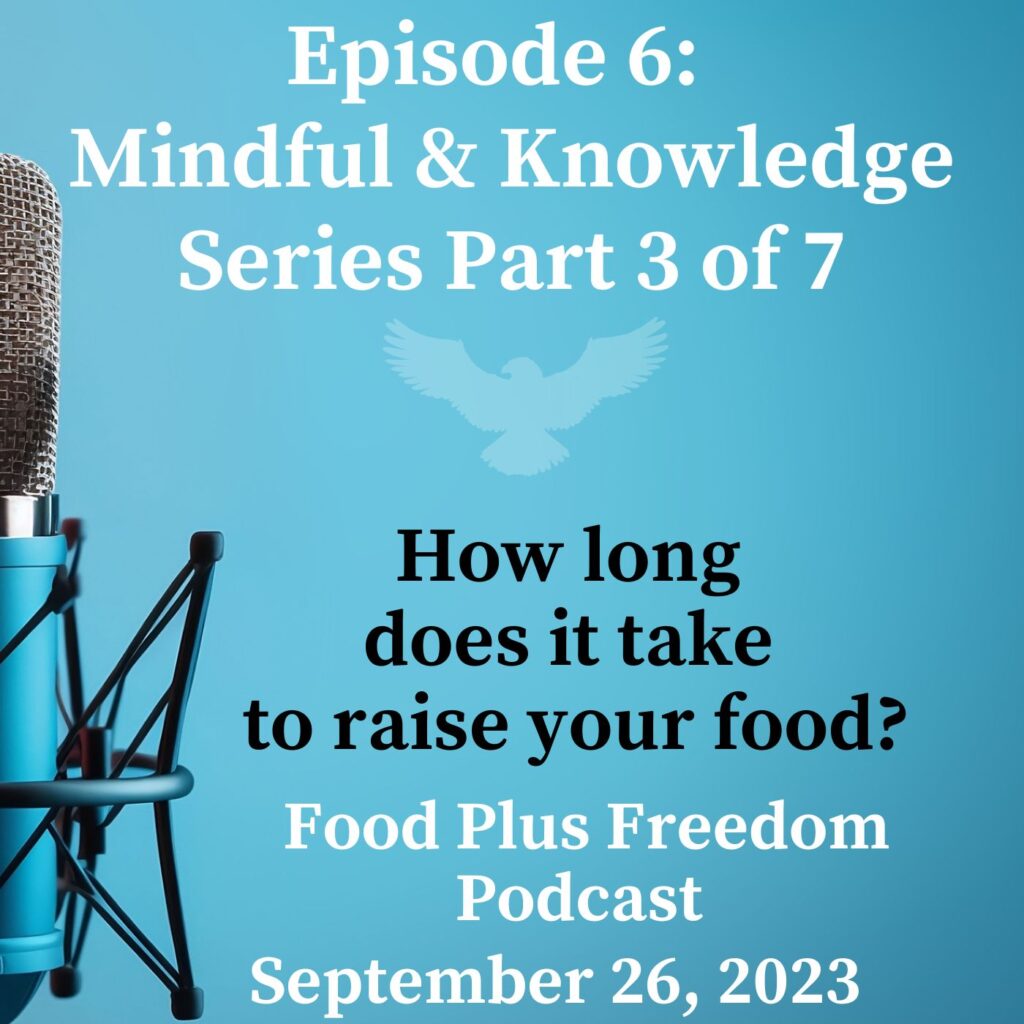 Episode 6: How long does it take to raise your food?