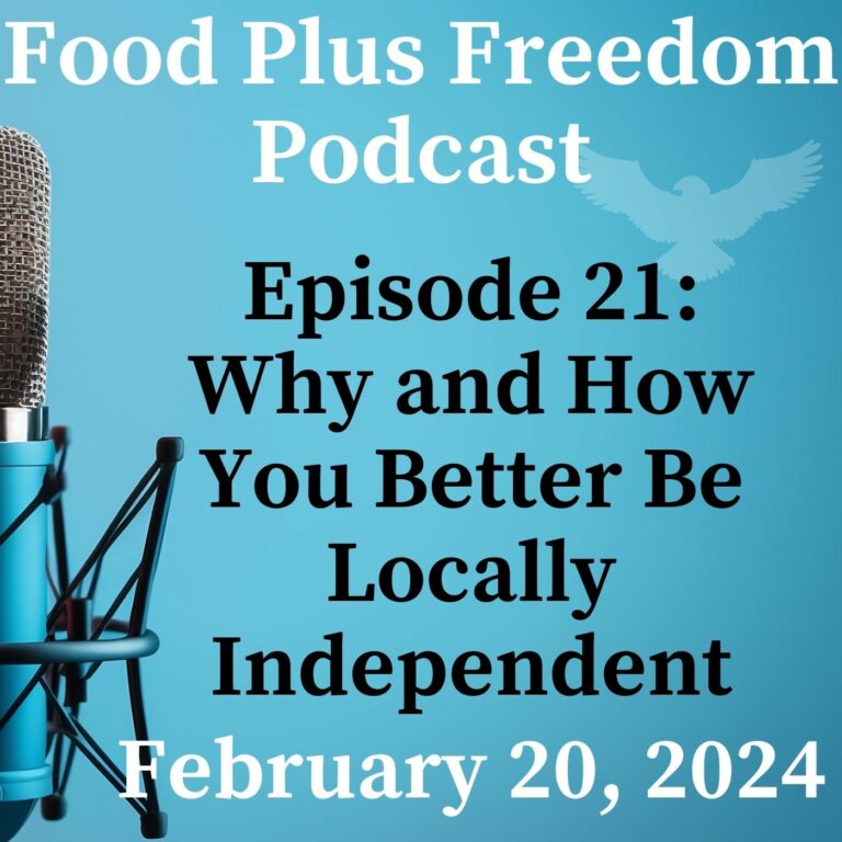 Episode 21: Why and how you better be locally independent