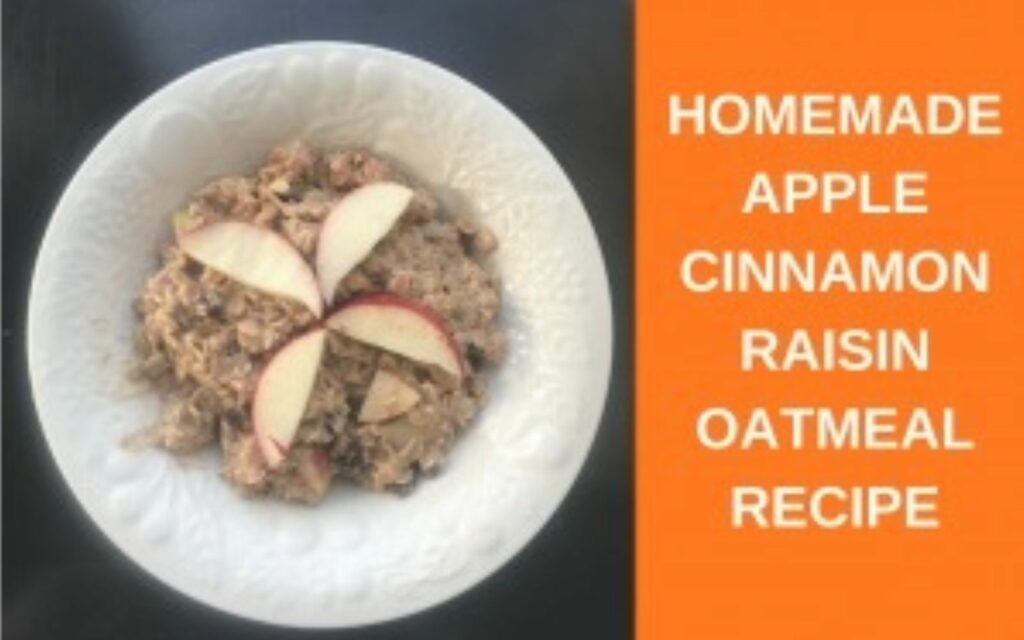 Homemade oatmeal Recipe