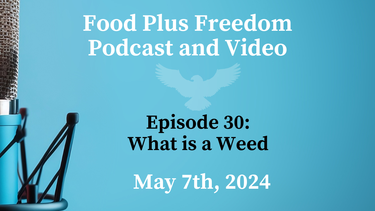 Podcast Episode 30: What is a weed?