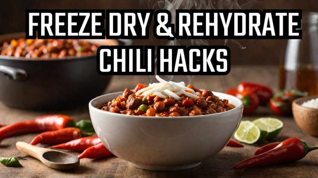 Freeze Dry and Rehydrate Chili Like A Pro