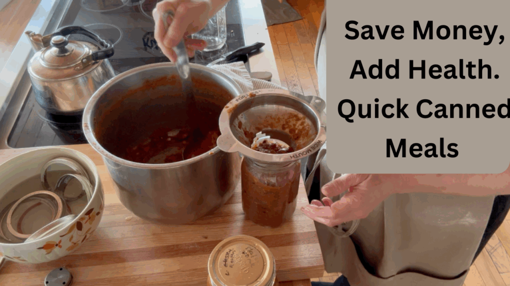 Quick canned meals